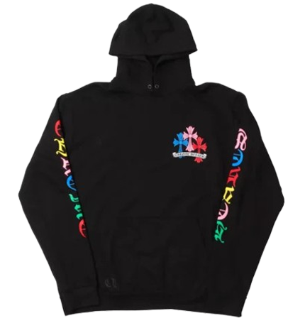 Chrome Hearts Multi Colors Black Hoodie