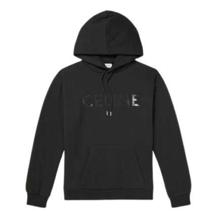 Celine Homme Logo-Print Cotton-Jersey Hoodies