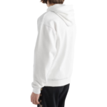 Celine Homme Logo-Print Cotton-Jersey Hoodie-White