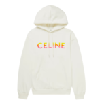 Celine Homme Oversized Logo-Print Cotton-Blend Hoodie