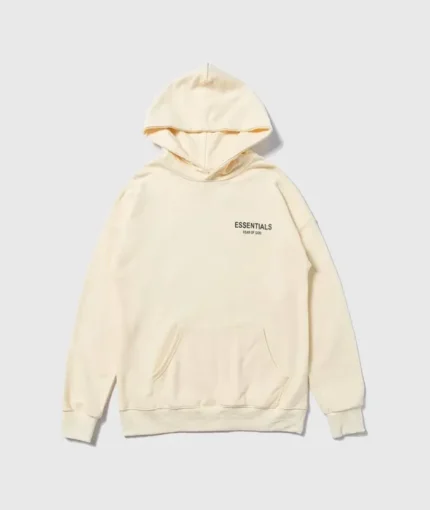 Fear Of God Essentials Star Hoodie Beige