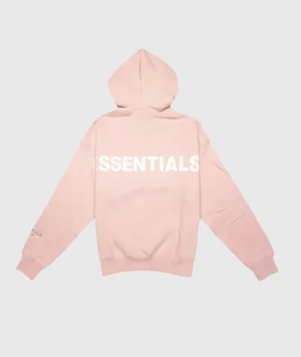 Fear of God Essentials Pink 3M Logo Pullover Hoodie