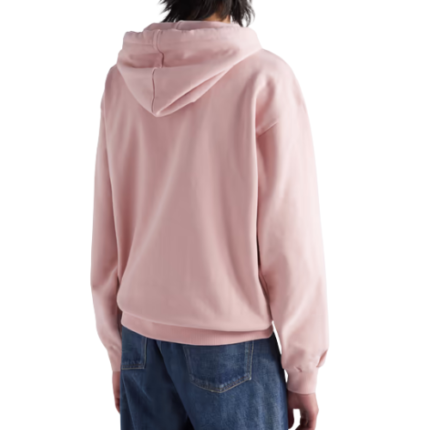 Celine Homme Logo-Print Cotton-Jersey Hoodie-Pink